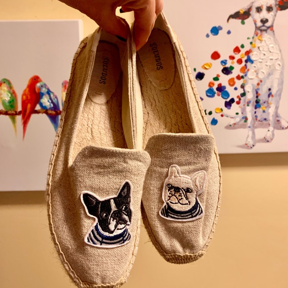 SOLUDOS dog espadrilles sz 10